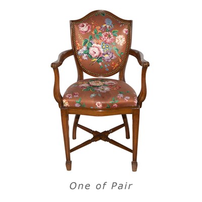 Lot 287 - Pair of Provinvial Georgian Style Fruitwood...