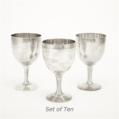 Lot 498 - Set of Ten Tiffany & Co. Sterling Silver...