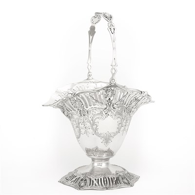 Lot 512 - American Sterling Silver Bridal Basket Height...