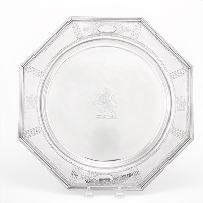 Lot 468 - American Sterling Silver Octagonal Tray...