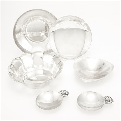 Lot 471 - Group of Six Tiffany & Co. Sterling Silver...