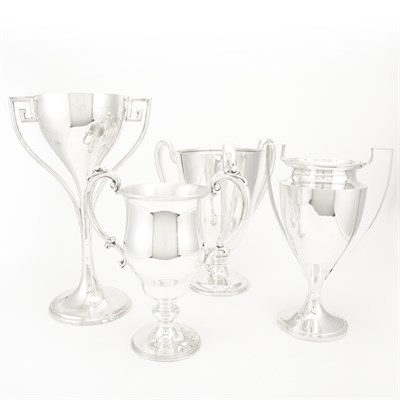 Lot 496 - Group of Four American Sterling Silver Trophy...
