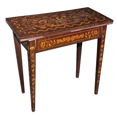 Lot 548 - Dutch Neoclassical Style Inlaid Mahogany...