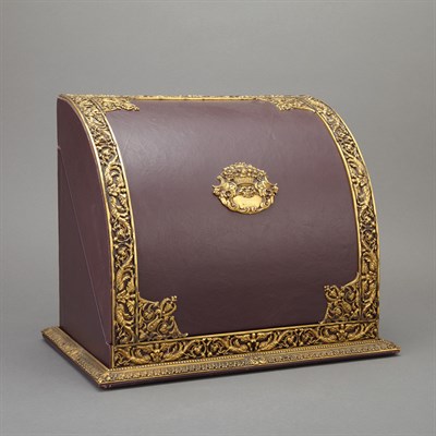 Lot 249 - Renaissance Style Gilt-Bronze Mounted Purple...