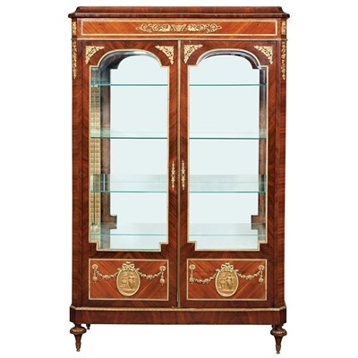 Lot 771 - Louis XVI Style Gilt-Metal Mounted Mahogany...
