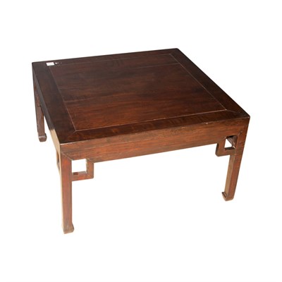 Lot 194 - Chinese Hardwood Low Table Height 20 inches,...