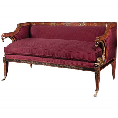Lot 533 - Continental Brass Mounted Stained Birch, Part...