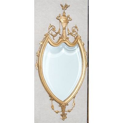 Lot 267 - George III Style Gilt-Wood Mirror Height 44...