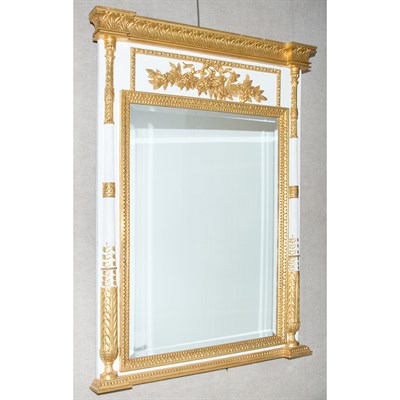 Lot 363 - Neoclassical Style Gilt and White Painted...