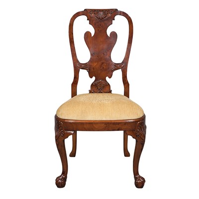 Lot 763 - Set of Twelve George III Style Carved Mahogany...