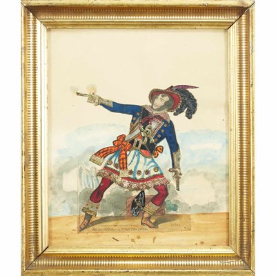 Lot 336 - Group of Six Framed English Tinsel Prints...