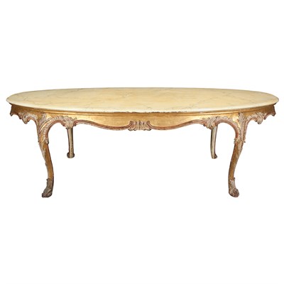 Lot 714 - Louis XV Style Carved, Parcel Gilt and Painted...