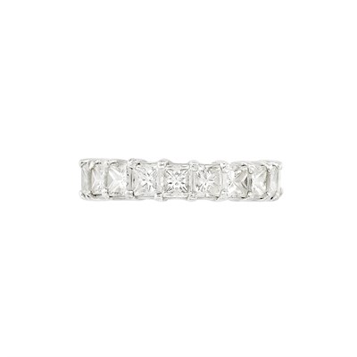 Lot 386 - Platinum and Diamond Band Ring, Kwiat