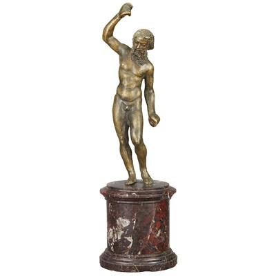 Lot 466 - Italian Bronze Figure of Neptune The workshop...