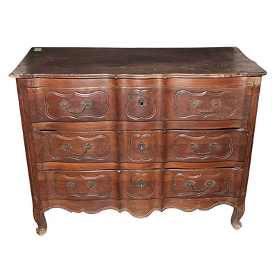 Lot 209 - Provincial Louis XV Fruitwood Commode 19th...