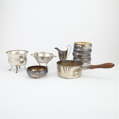 Lot 284 - Group of French and Continental Silver...