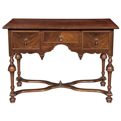 Lot 196 - William and Mary Style Walnut Dressing Table...