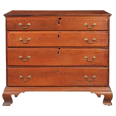 Lot 148 - Chippendale Mahogany Chest of Drawers Late...