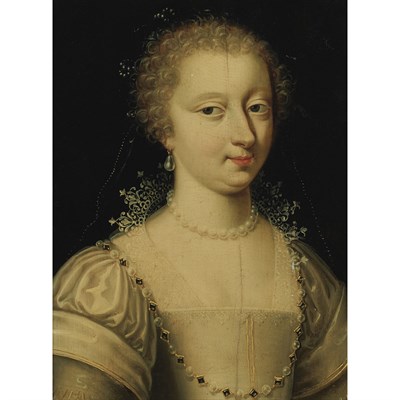 Lot 21 - Follower of Francois Clouet Portrait of the...