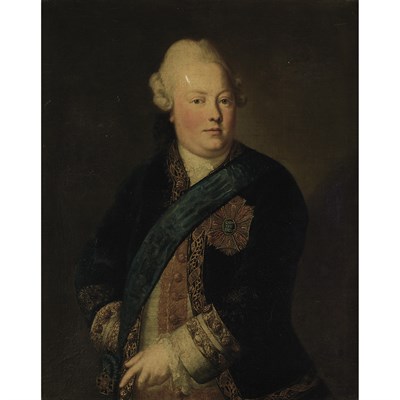 Lot 28 - French School 18th Century Portrait of a...