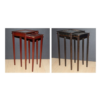 Lot 102 - Assembled Pair of Chinoiserie Decorated...