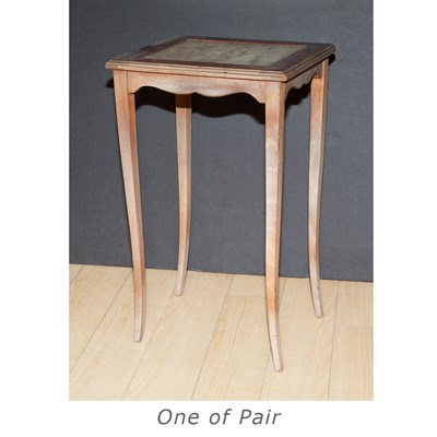 Lot 103 - Pair of French Provincial Style Marble Top...