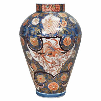 Lot 105 - Japanese Porcelain Floor Vase 20th Century Of...