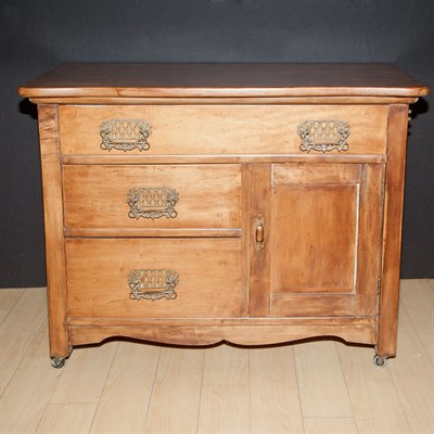 Lot 199 - Provincial Pine Washstand Height 28 inches,...