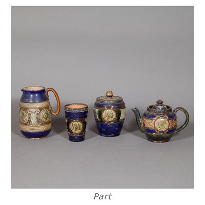 Lot 200 - Group of Royal Commemorative Glazed...