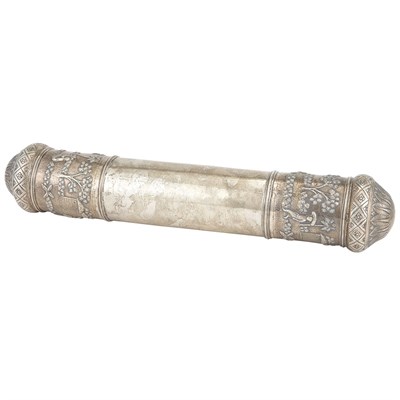 Lot 8 - Southeast Asian Silver Document Case 19th/20th...