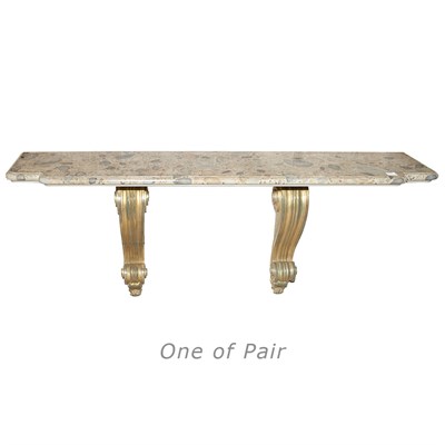Lot 154 - Pair of Louis XVI Style Gilt, Faux Verdigris...