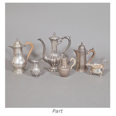 Lot 224 - Miscellaneous Group of Silver Table Articles...