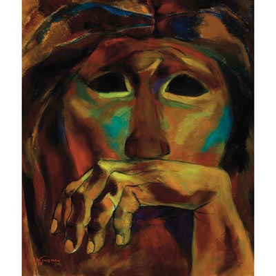 Lot 49 - Eduardo Kingman Ecuadorian, 1913-1997 Rostro,...