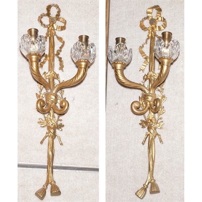 Lot 287 - Pair of Neoclassical Style Gilt-Metal...