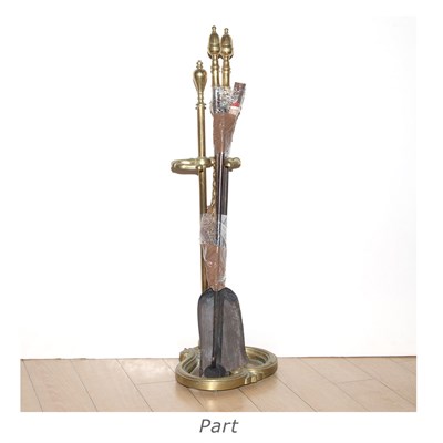 Lot 290 - Group of Fireplace Tools and Equipment...