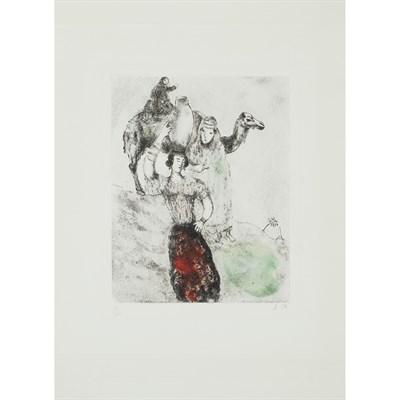 Lot 29 - Marc Chagall (1887-1985) REBECCA A LA FONTAINE...