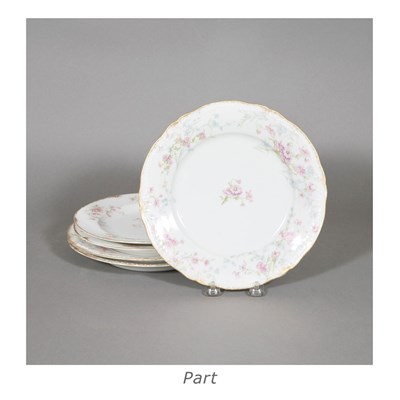 Lot 307 - Two Limoges Porcelain Partial Sets of Plates...