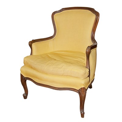 Lot 309 - Louis XV Style Walnut Bergere