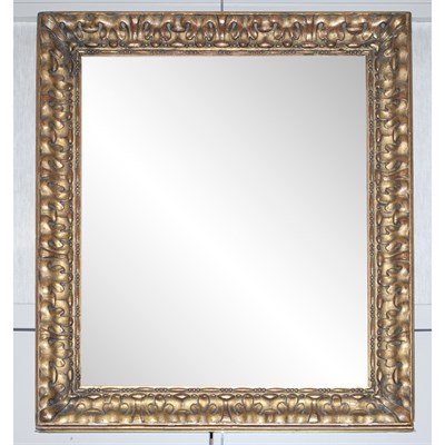 Lot 355 - Carved and Gilt-Wood Mirror Height 33 inches,...