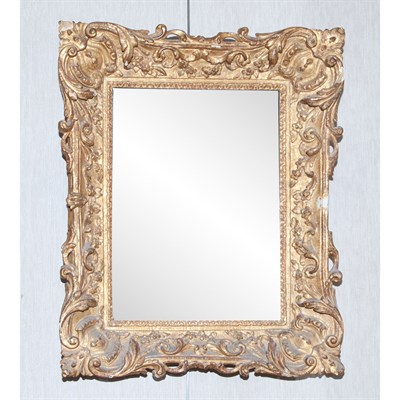 Lot 357 - Continental Rococo Style Gilt-Wood Mirror...