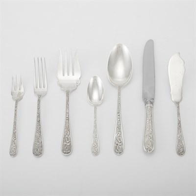 Lot 282 - Stieff Sterling Silver Flatware Service In the...