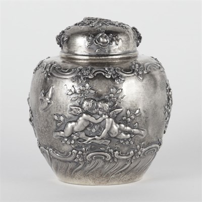 Lot 305 - Tiffany & Co. Silver Gilt Tea Caddy 1892-1902...