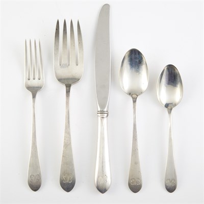 Lot 219 - Gorham Sterling Silver Flatware Service In the...