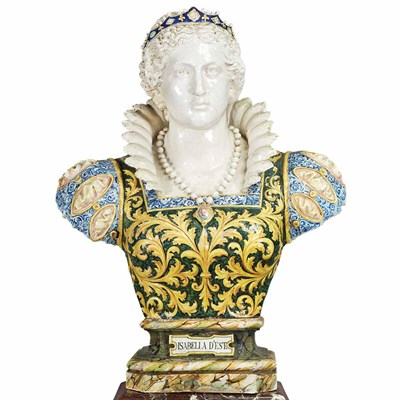 Lot 438 - Pair of Italian Renaissance Style Majolica...