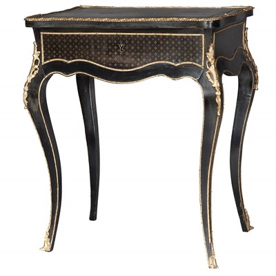 Lot 459 - Napoleon III Gilt-Metal Mounted Inlaid...
