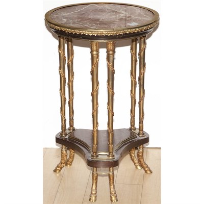 Lot 448 - Louis XVI Style Gilt-Metal Mounted Mahogany...