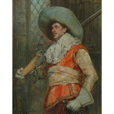Lot 3 - Alex de Andreis British, 1880-1929 Cavalier...