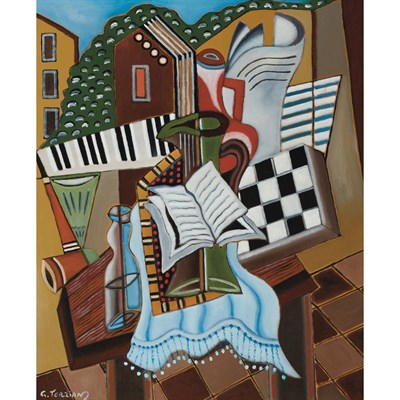 Lot 51 - Georges Terzian French, b. 1935 Le Clavier a...