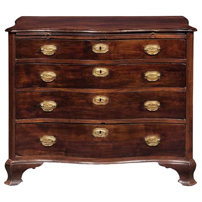 Lot 549 - Continental Rosewood Chest of Drawers Probably...