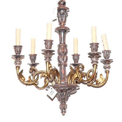 Lot 346 - Italian Rococo Style Carved Wood and Gilt-Iron...